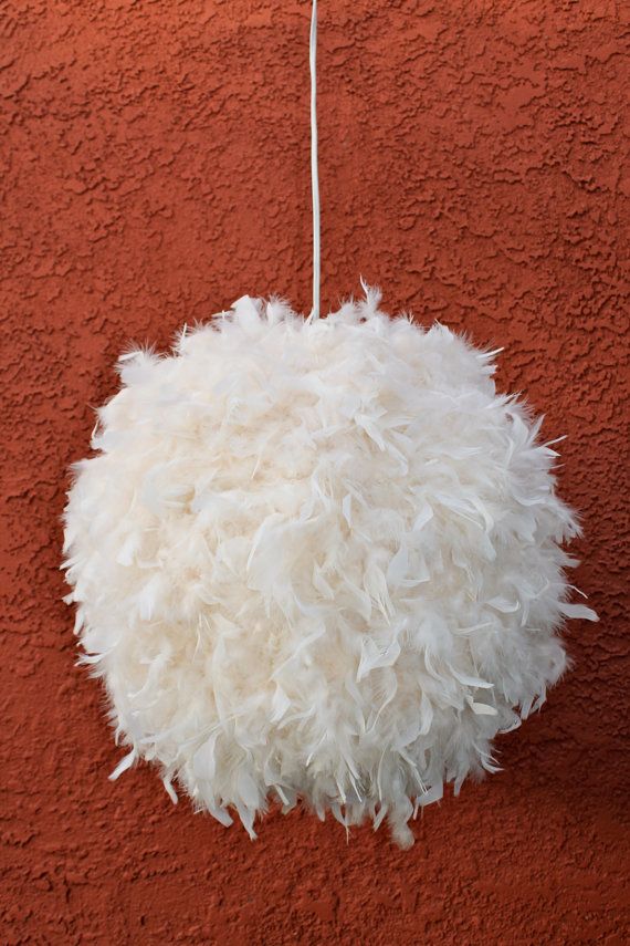 fluffy ball light shade