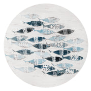 80cm Blue Fish Art - NetDécor 