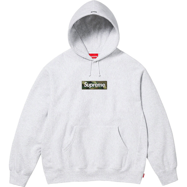 Supreme Box Logo Hooded Sweatshirt Charcoal – Gotgoods