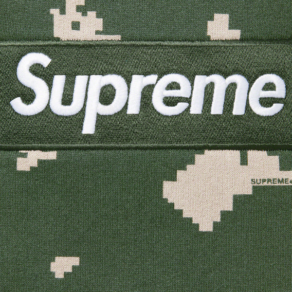 Supreme Hearts Arc Hooded Sweatshirt 'Dark Green