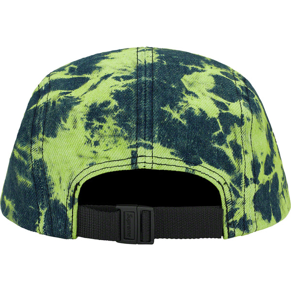 Supreme Fat Tip Jacquard Denim Camp Cap Hat Blue SS22 100% Authentic DSIP