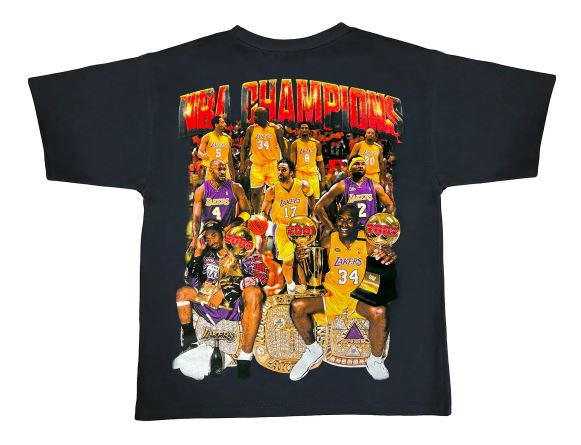 Los Angeles Lakers 2020 NBA Finals Champions Team Caricature T-Shirt -  Ellieshirt