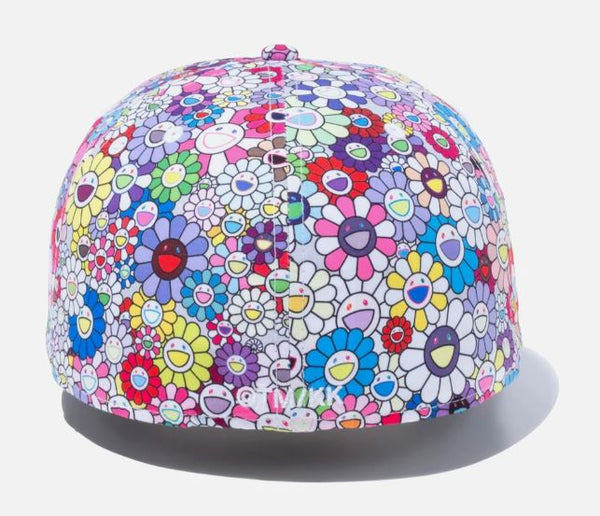 NEW ERA × Takashi Murakami 9FORTY Cap Hat Black Cloth Strap Flower