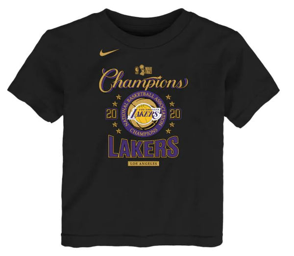 Nike NBA Los Angeles Lakers 2020 Champions NBA Finals Blk T Shirt Men Sz XL