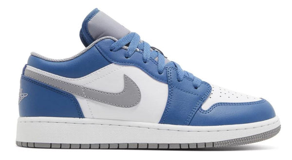 Jordan 1 Low Ashen Slate White Mystic Navy (GS) – Gotgoods