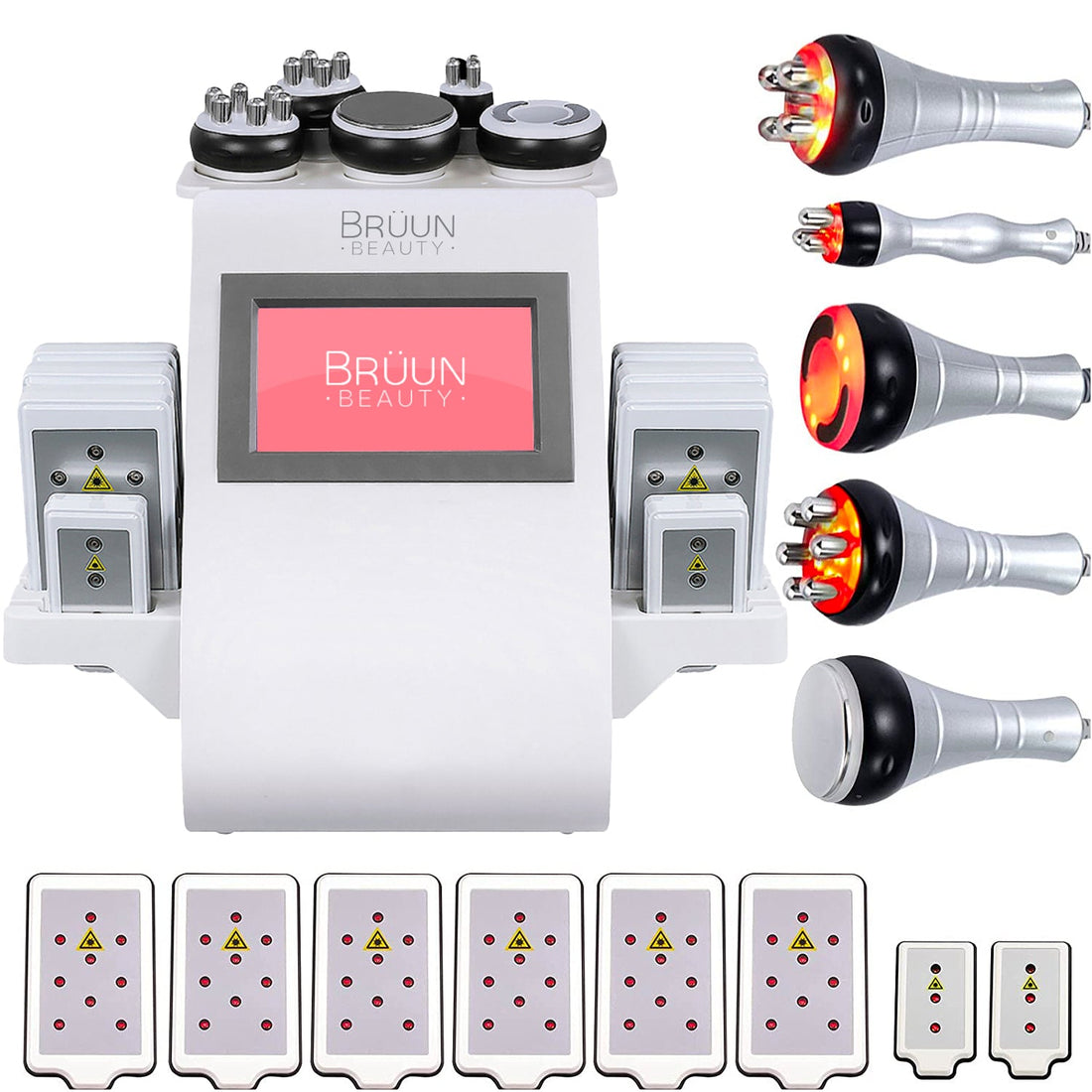 BRÜUN - 40K Ultrasonic Cavitation Machine 3.0 for Skin Tightening and Weight Lose - RF Vacuum for Fat Burning and Body Shaping for Spa Use