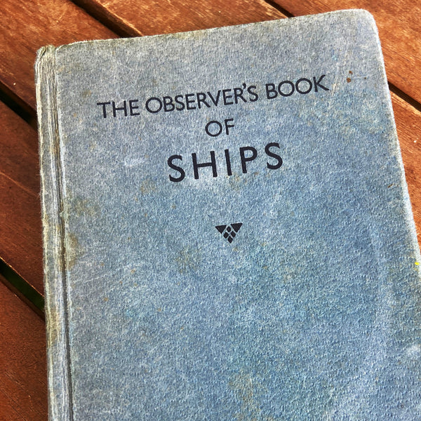 The Observer's Book of Ships blue cover