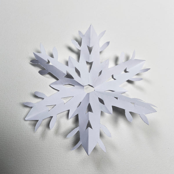 Six-pointed snowflake decoration