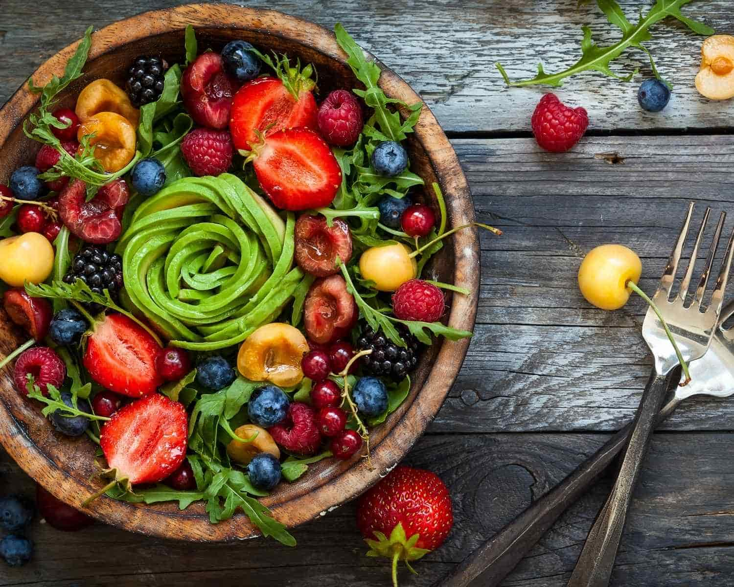 A vegan bowl of salad