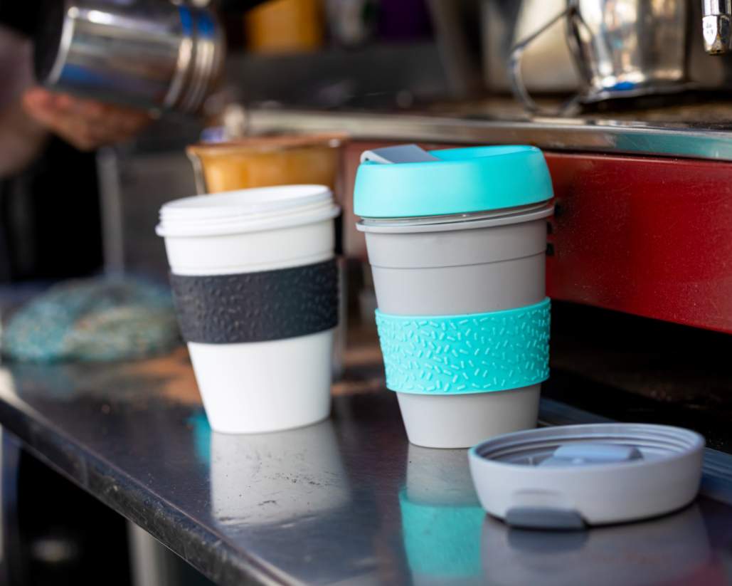 Reusable Bamboo Coffee Cup, Eco-friendly, Sustainable Takeaway Mug to Keep  