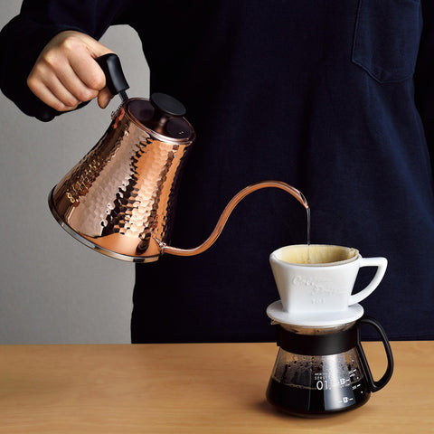 Japanese Copper Gooseneck Kettle 0.8 L | Omotenashi Square