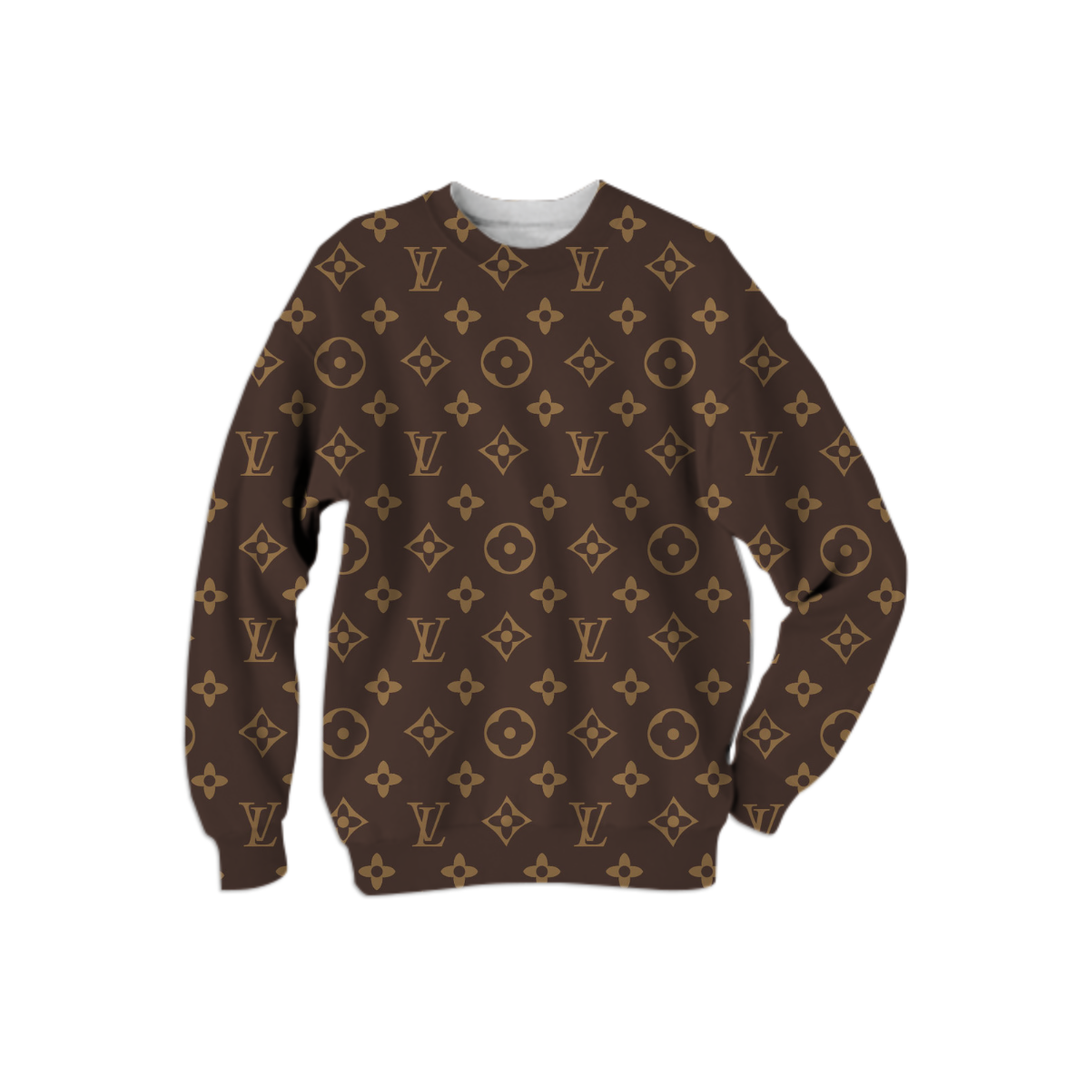 Louis Vuitton Blue Damier Salt Print Sweater