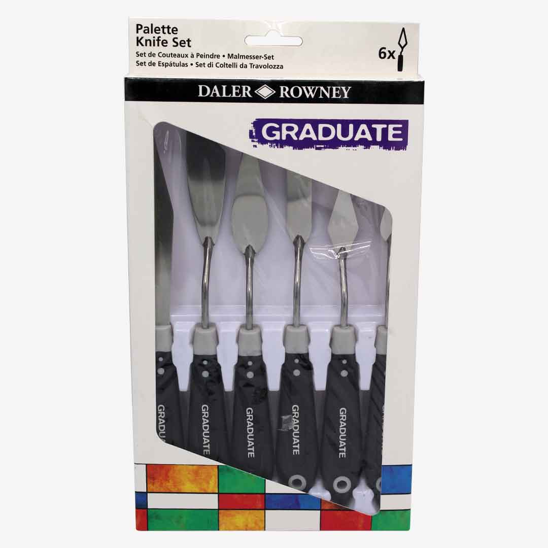 Daler Rowney Graduate Pallet Knife Set Of 6 Pcs – thestationerycompany.pk