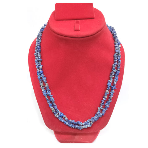 Vintage Lapis Lazuli 14K Yellow Gold Beaded Strand Necklace 28 Inches –  Blue Ribbon Rarities