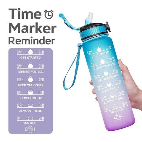 BPA Free Reminder Water Bottle (1L)