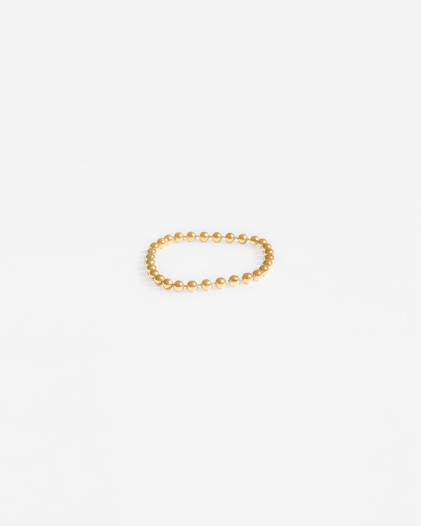 Thin Rope Stacking Ring | Gold by Manna Yellow Gold / 8