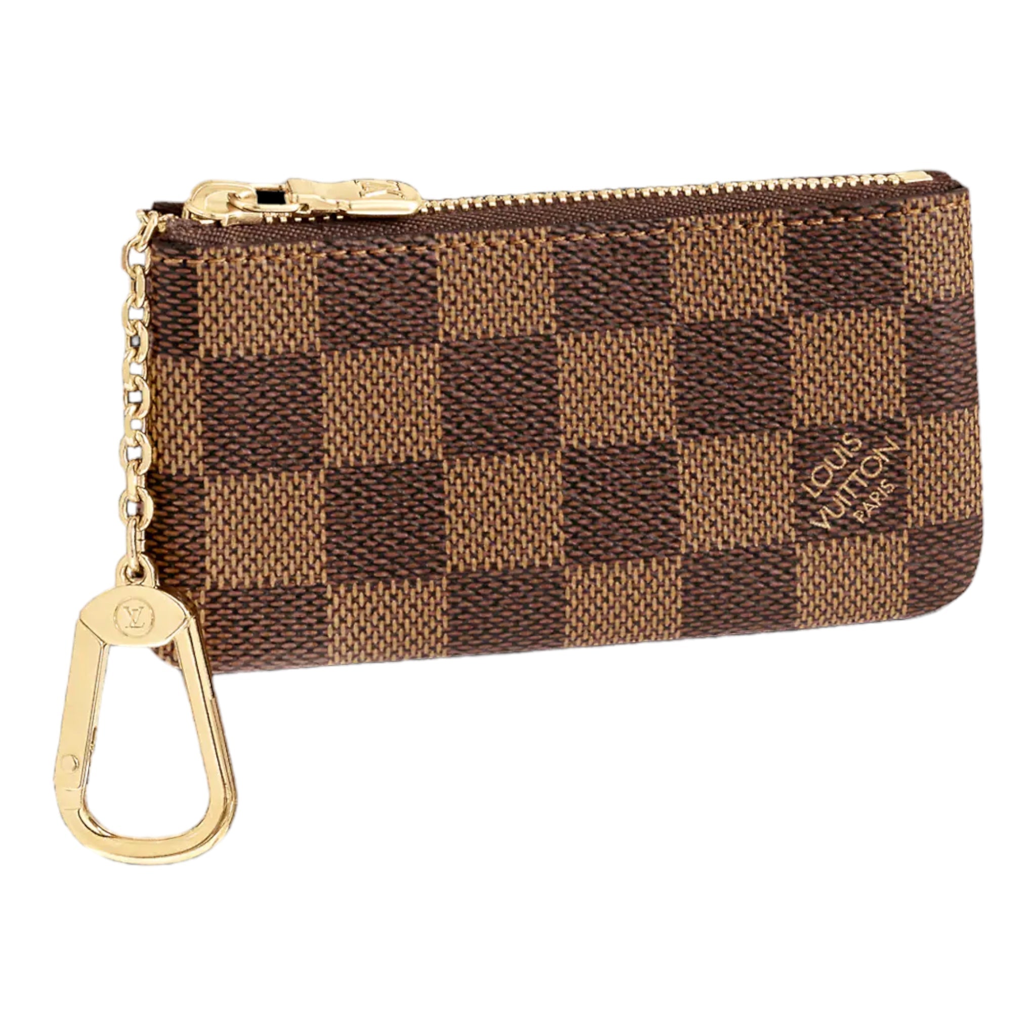 Louis Vuitton Key Pouch Monogram Brown in Coated Canvas with GoldTone  US