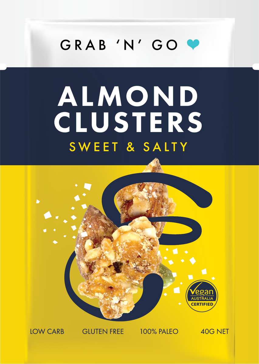 Grab & Go - Almonds Sweet & Salty - Box of 6 x 40gm