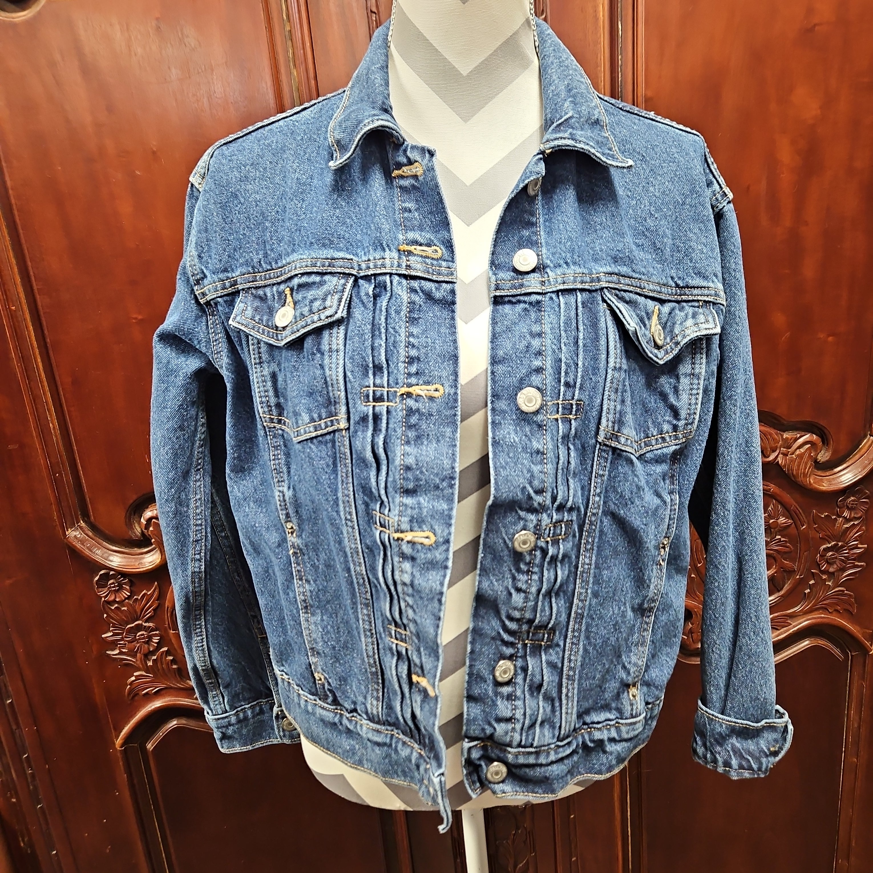 Old Navy Button Up Jean Jacket image