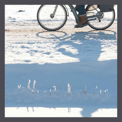 Radfahren bei Schnee