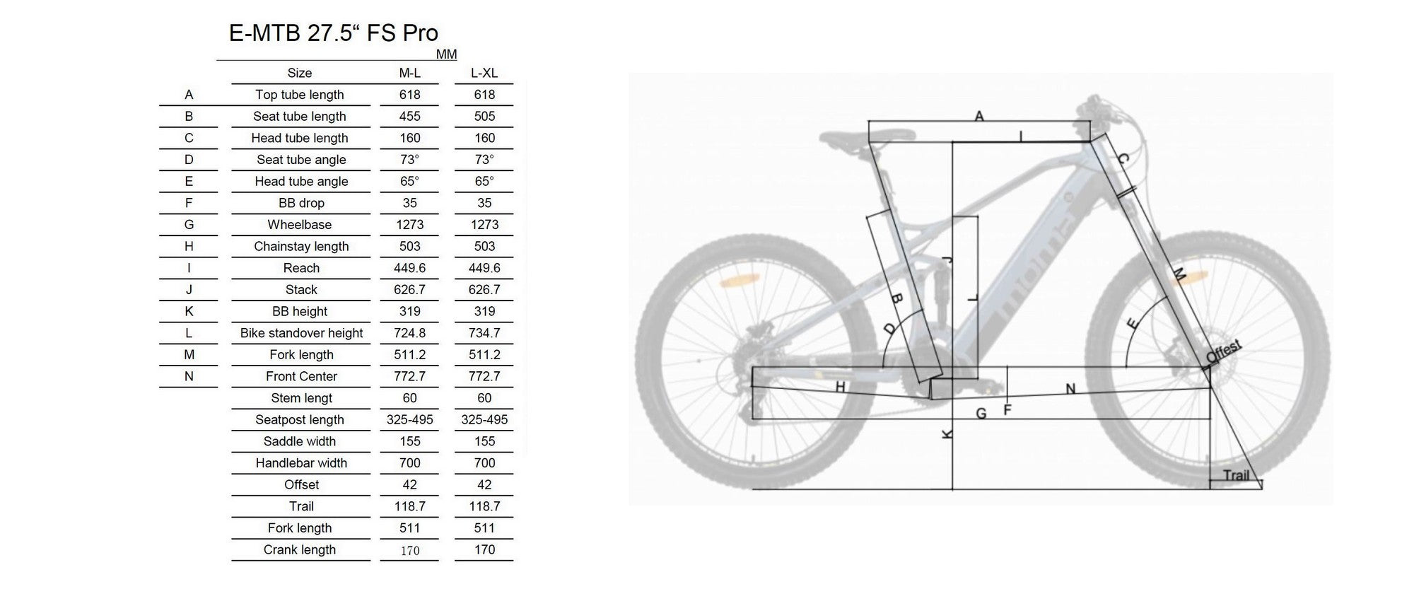 Bicicleta Eléctrica E-MTB Full Suspension 27,5” PRO Motor Central – Moma  Bikes