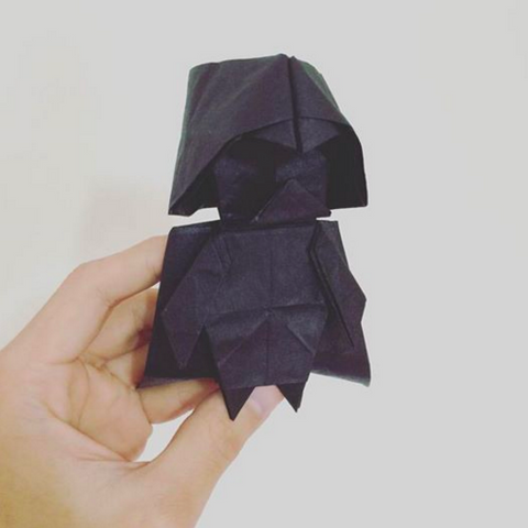 How To Make An Origami Darth Vader Star Wars