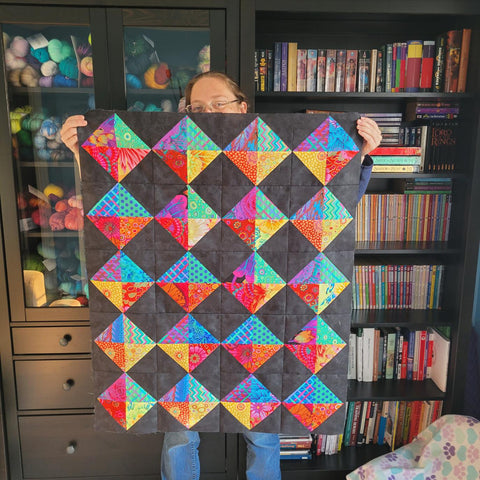 Mostly finished quilt top!