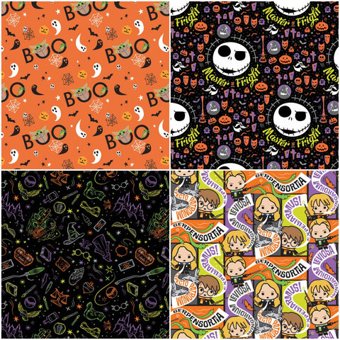 Character Halloween Swatch Collage