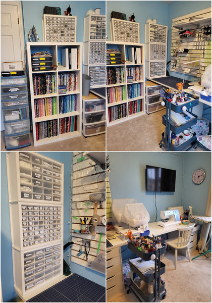 Finished images of the sewing space