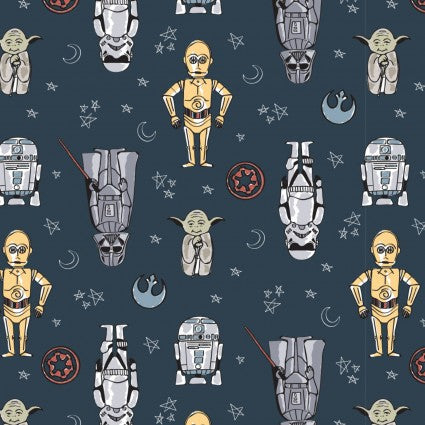 Star Wars - Rainbow Empire Helms - CAM73010928-2 (1/2 Yard) – Spack Craft  Fabric