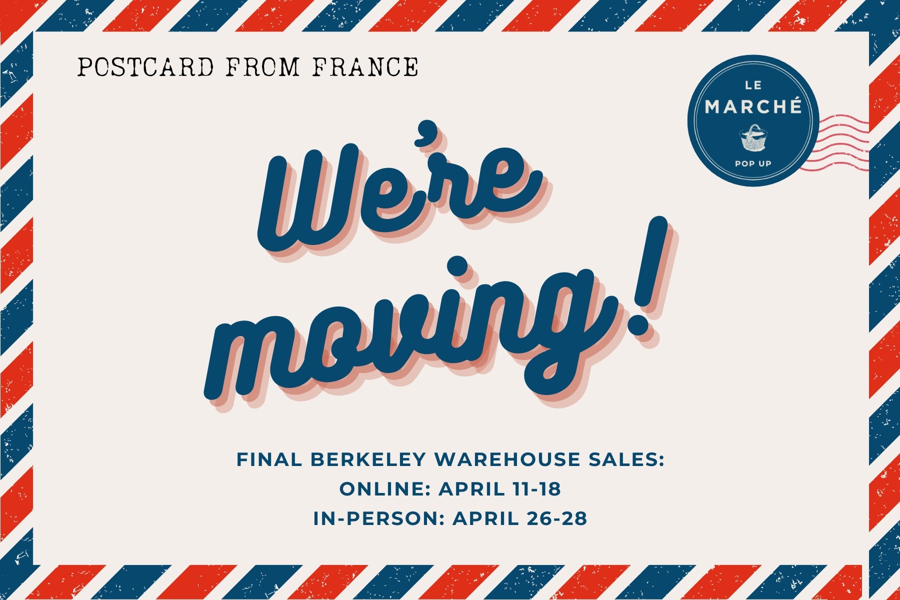 final warehouse sales Online April 11-18 In-Person April 26-28.jpg__PID:bcded49e-b847-4320-9852-06046256df99