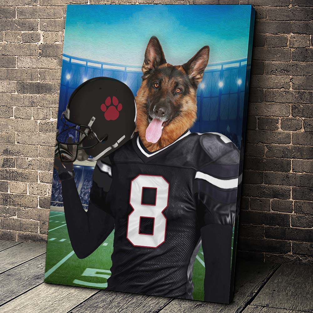 Image of The Atlanta Fan Custom Pet Portrait