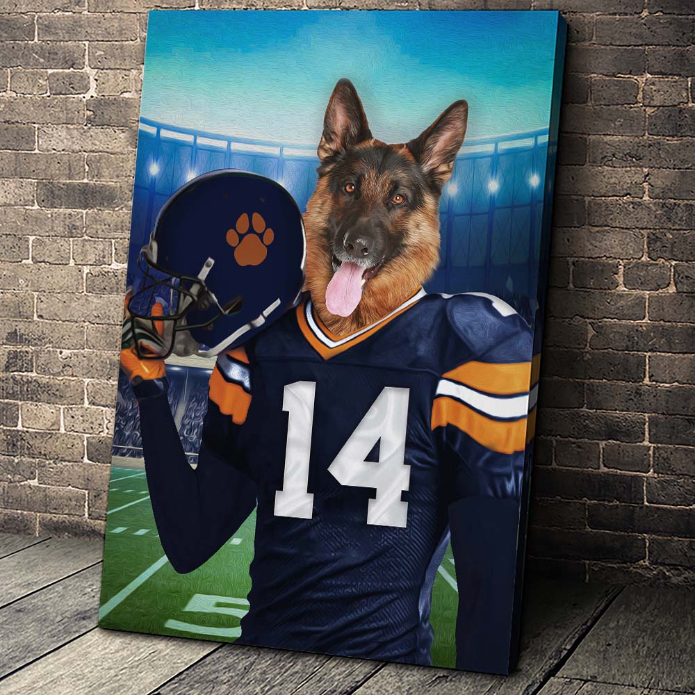 Image of The Chicago Fan Custom Pet Portrait