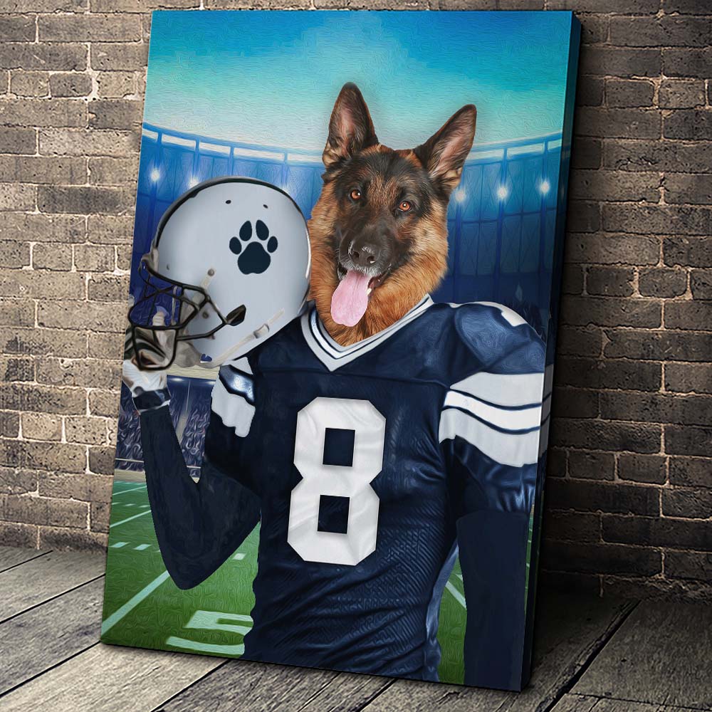 Image of The Dallas Fan Custom Pet Portrait