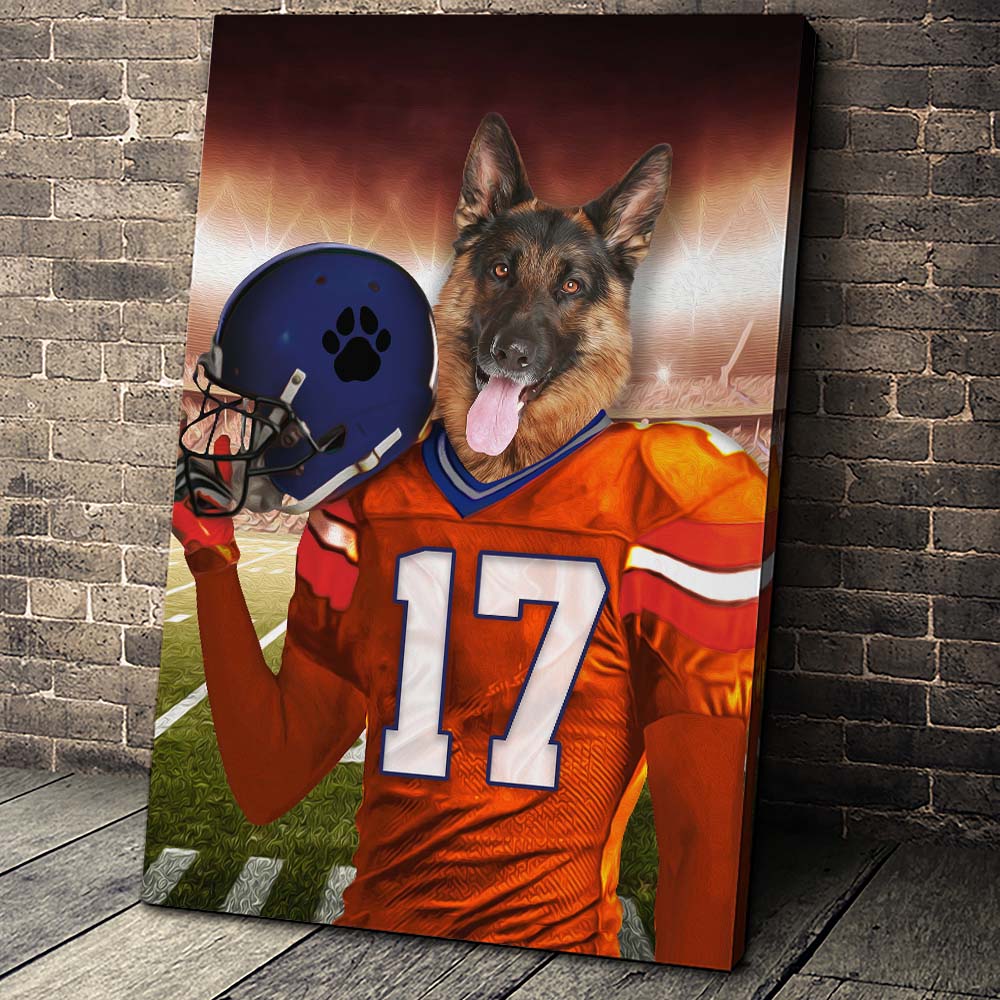 Image of The Denver Fan Custom Pet Portrait