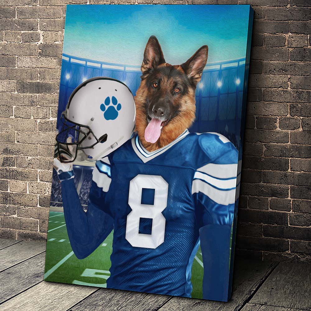 Image of The Detroit Fan Custom Pet Portrait