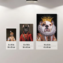 Load image into Gallery viewer, The LA Basketball Custom Canvas Pet Portrait - Noble Pawtrait