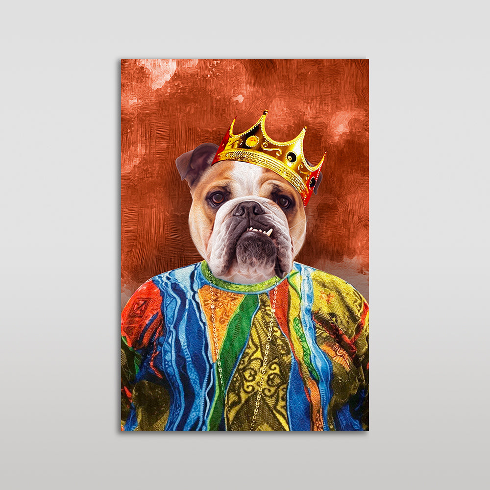 The Notorious Mr. Big Custom Pet Portrait Poster - Noble Pawtrait