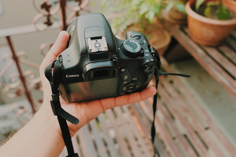 Attaching a strap to a camera