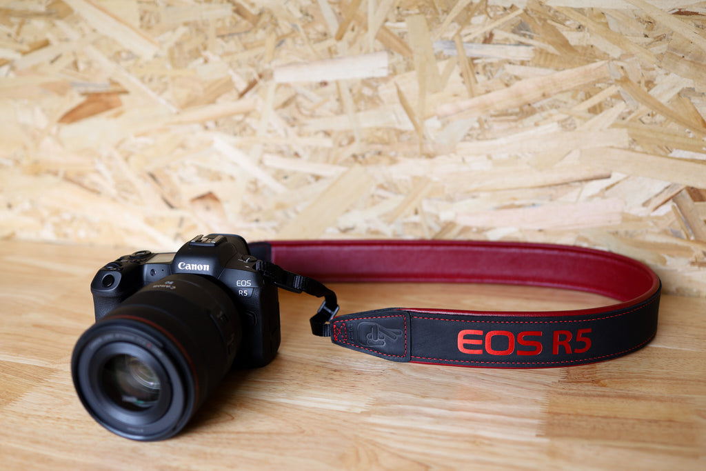 Canon EOS R5 Leather Camera Straps