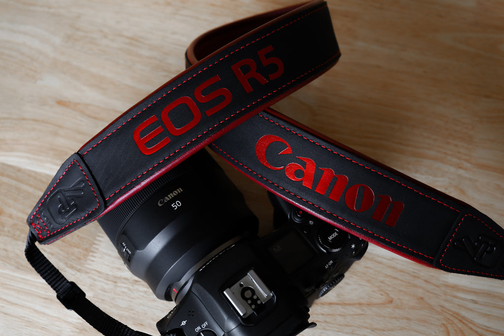 Canon EOS R5 Leather Camera Strap