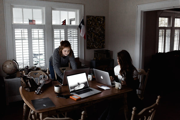 Working from home photos for stock photography