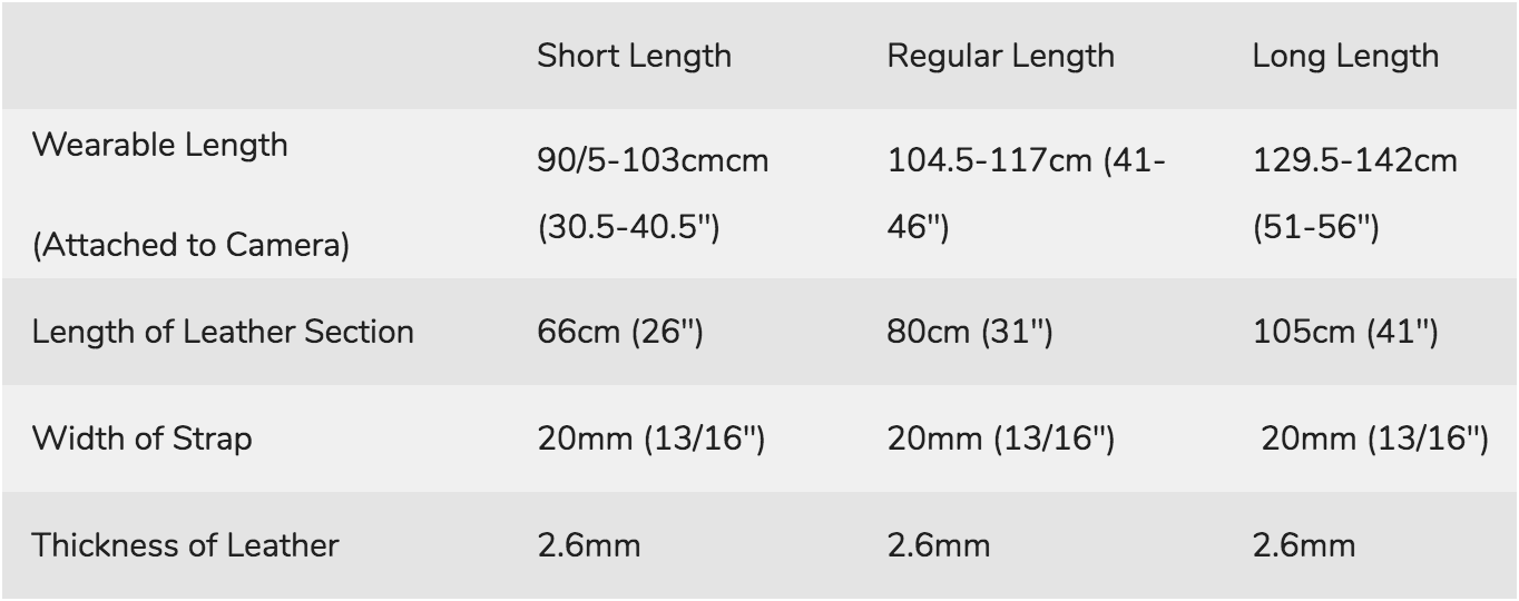 Simple 20 Size Chart