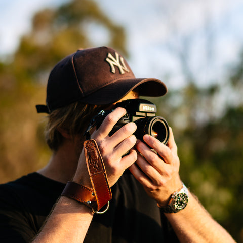 Leather Camera Wrist Strap