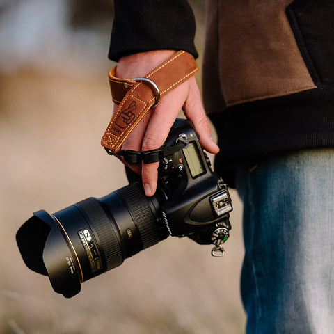 Lucky Strap leather camera straps are designed for comfort