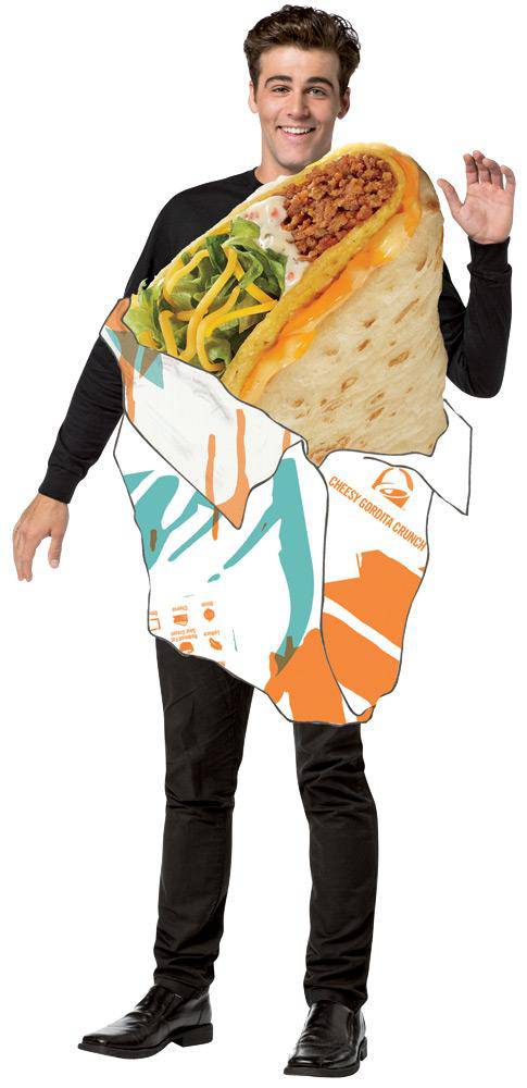 Rasta Imposta Men's Taco Bell Gordita Crunch Party Costume - Costume Arena