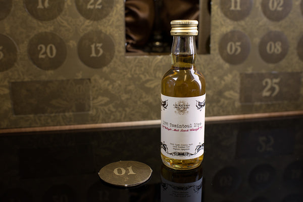 The Scotch Whisky Advent Calendar Number 1 - 1999 Tomintoul 15 Year Old by AD Rattray