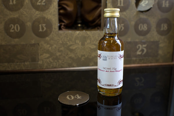 The Scotch Whisky Advent Calendar Door Number 4 Velvet Fig Wemyss Malts