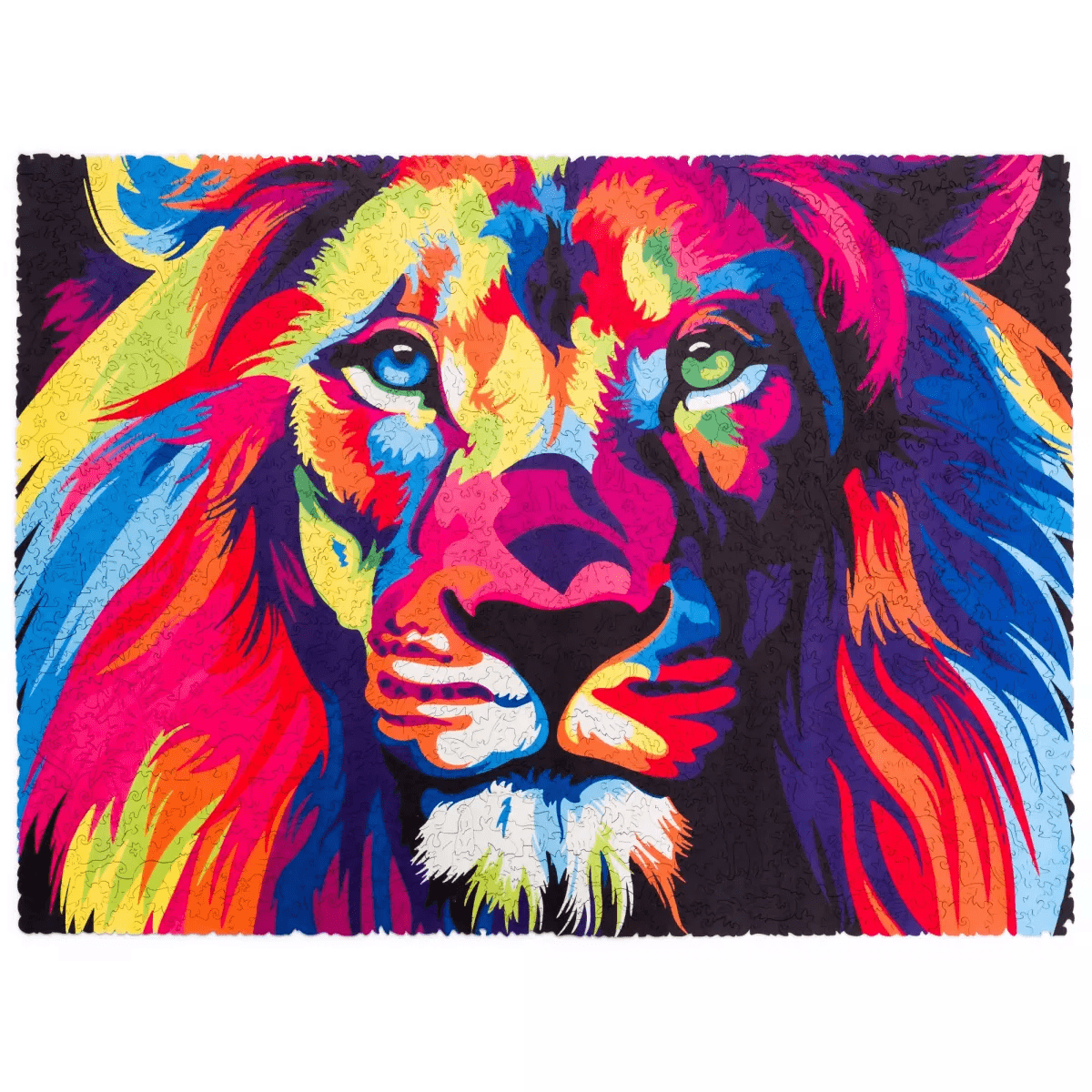 

Wooden Puzzle Unidragon Hologram Lion, King Size - 23.6×17.3 ", 1000 pcs