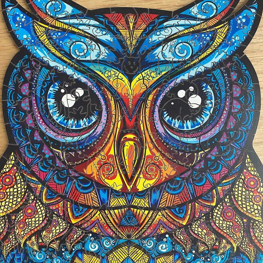 Wooden Owl puzzle | Charming Owl - Unidragon